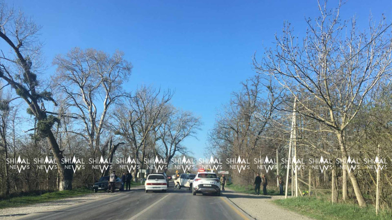 Xaçmaz: 2 avtomobilin iştirakı ilə qəza baş verib