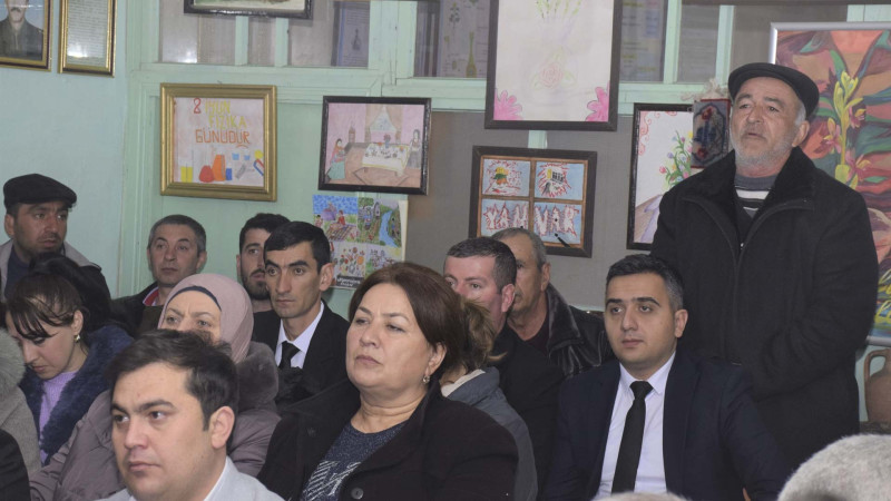 Quba: Ziyəddin Əliyev sakinlərin səyyar qəbulunu keçirib