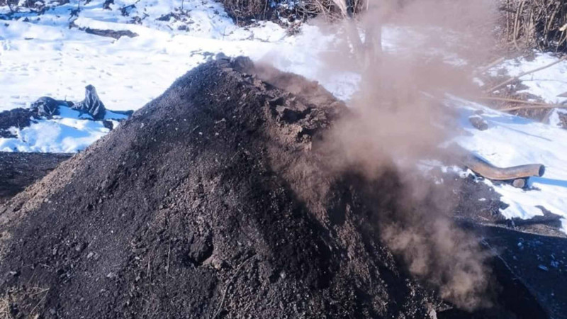 Qubada ağac kömürü istehsal edən şəxs aşkar edilib