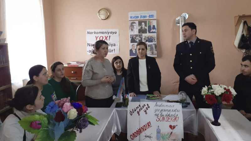 Xaçmazlı gənclərlə zərərli vərdişlərin fəsadları barəsində danışılıb