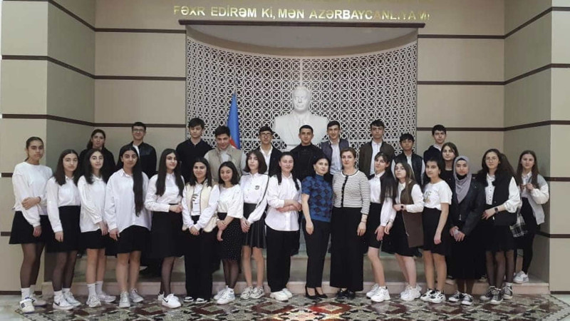 Xaçmaz: Heydər Əliyev Mərkəzində məktəblilərə mühazirə oxunub