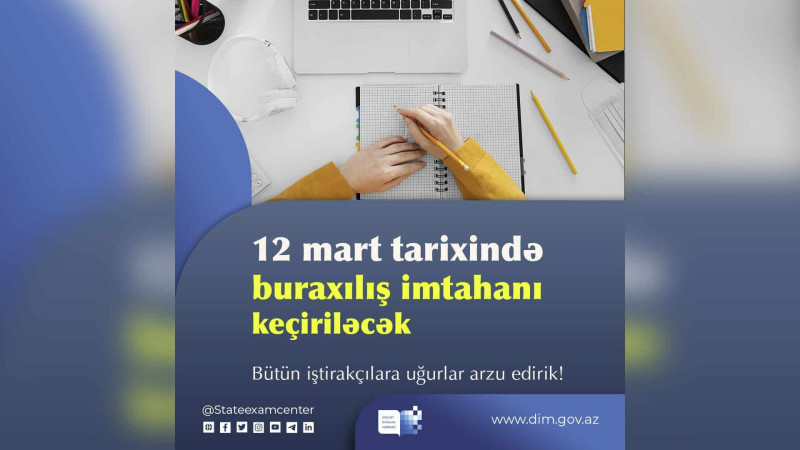 Şimal: martın 12-si buraxılış imtahanı keçiriləcək