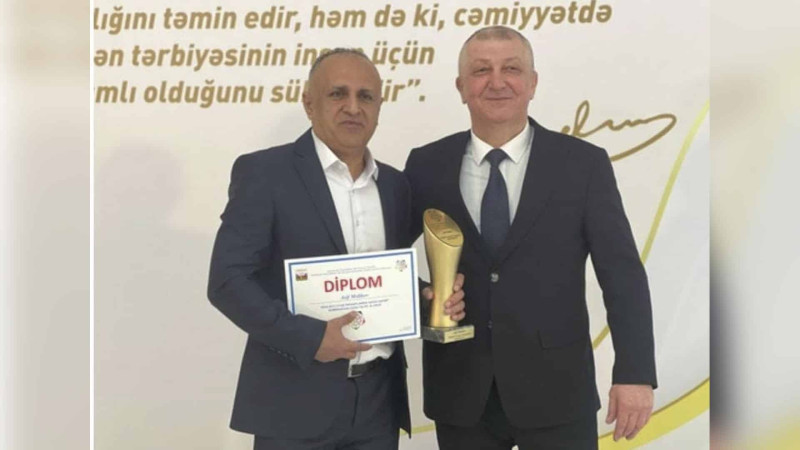 İsmayıllı: əməkdar idman ustası mükafatlandırılıb