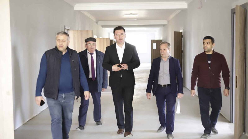 Quba: Digah kənd məktəbinin təmiri davam edir