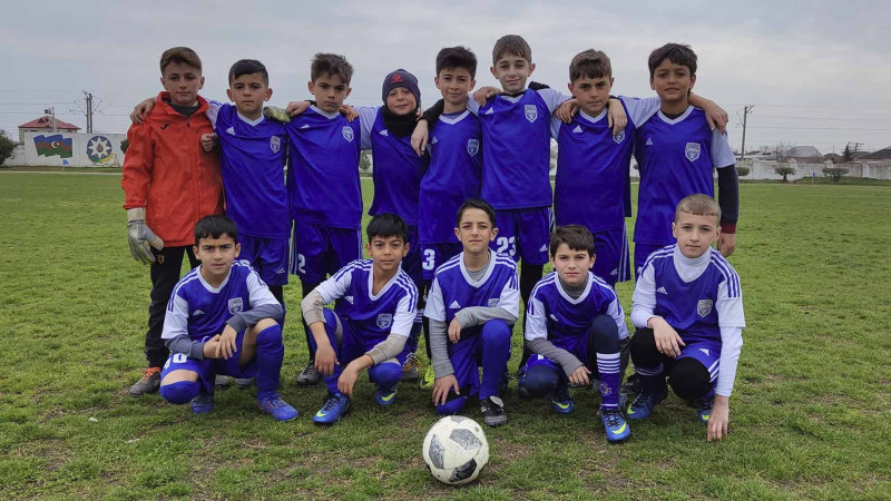 U-10 Liqası: Xaçmaz və Qubanın futbolçuları görüş keçiriblər