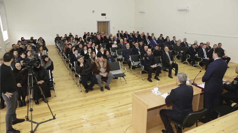 Xaçmaz RİH: Xudatda sakinlərlə görüş keçirilib