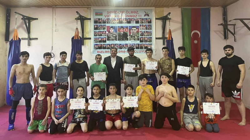 Quba: gənc idmançılarla görüş keçirilib