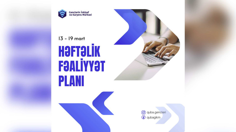 Qusar GİKM-in həftəlik fəaliyyət planını təqdim edirik