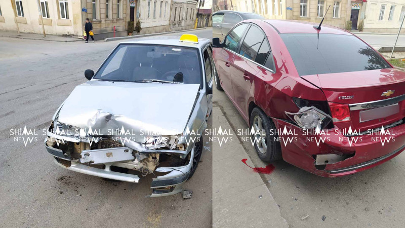Qubada “VAZ” və “Chevrolet” toqquşub