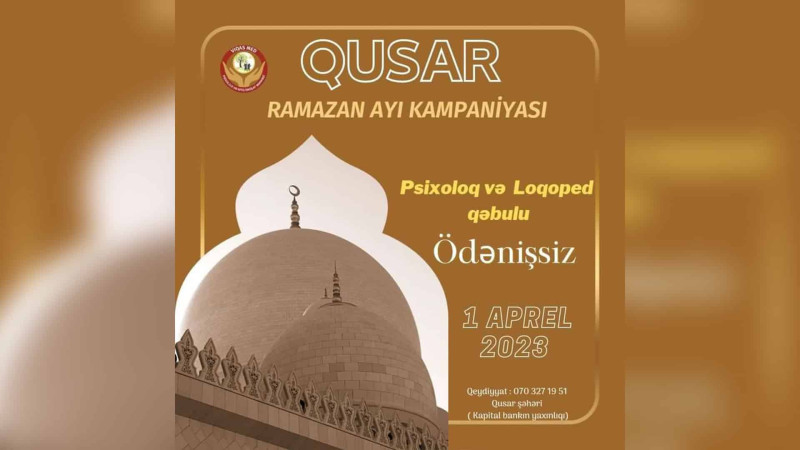 Qusar: psixoloji və nitq inkişaf mərkəzində ödənişsiz qəbul keçiriləcək