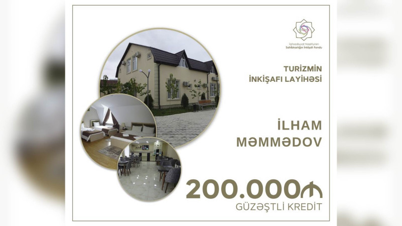 Quba: sahibkara 200 min manat kredit verilib