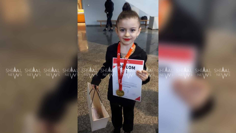 Quba: balaca idmançımız gimnastika üzrə qızıl medal qazanıb