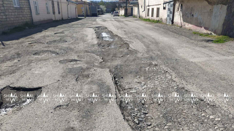 Quba şəhərində illərdir ki, təmirsiz yol növbəsini gözləyir