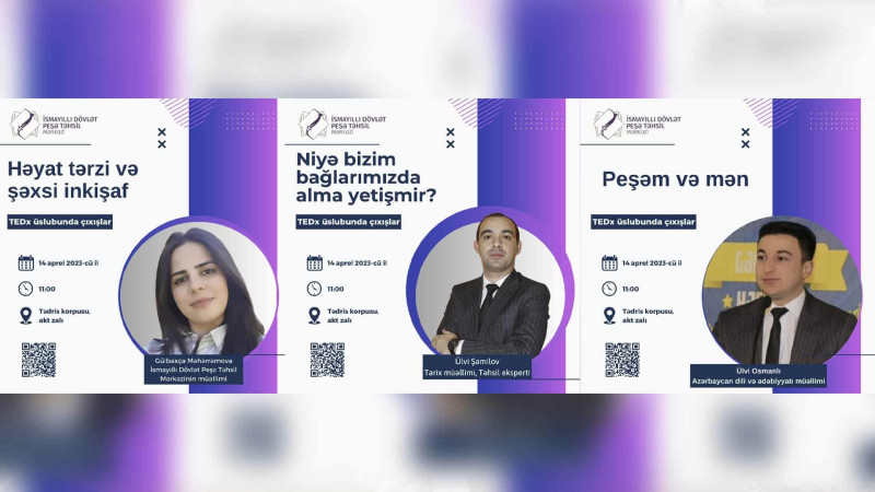 İsmayıllı: TEDx üslubunda seminar təşkil edilir
