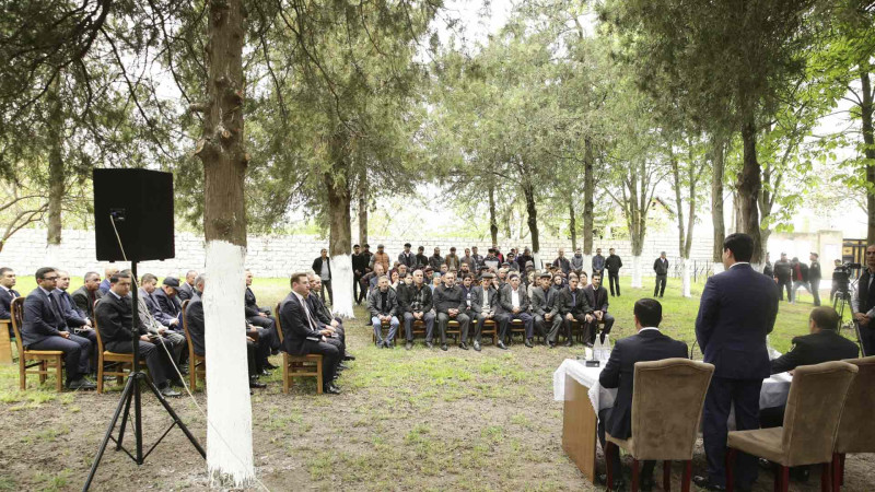 Xaçmaz: Yeni Həyat qəsəbəsində sakinlərlə görüş keçirilib