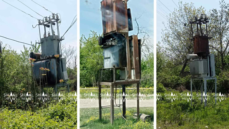 Xaçmaz: hasarsız tranformatorlar sakinlər üçün təhlükədir