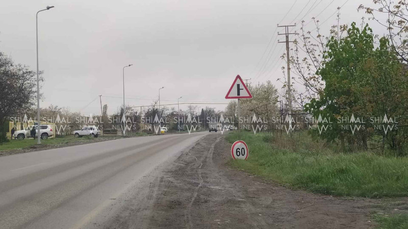 Qubada yol nişanı düşüb