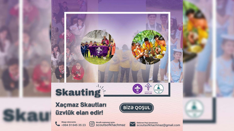 Xaçmazda gənclər skaut olmağa dəvət edilirlər