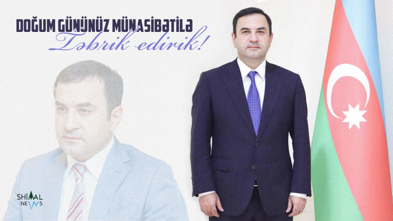 Bu gün İsmayıllı Rayon İcra Hakimiyyətinin başçısı Nahid Bağırovun doğum günüdür