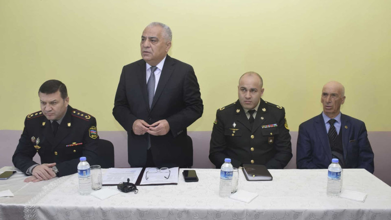 Quba: Ziyəddin Əliyev vətəndaşlarla görüşüb