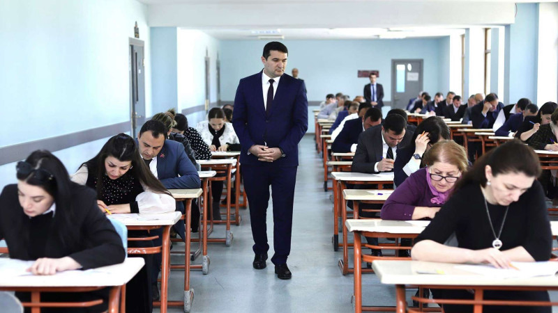 Quba RTİ: direktor vəzifəsini icra etmək istəyənlər üçün imtahan keçirilib