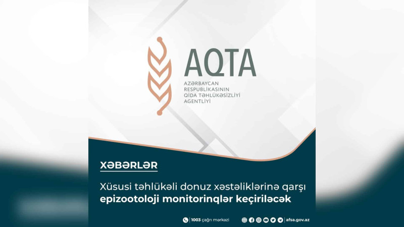 Şimal: AQTA ailə və fermer təsərrüfatlarında yoxlamalar aparacaq
