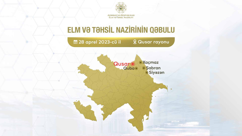 Qusar: Emin Əmrullayev vətəndaşları qəbul edəcək