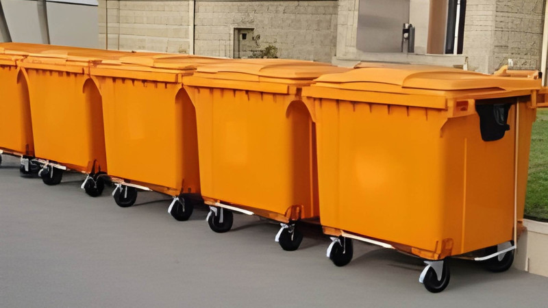 Xaçmaz: N.Nərimanov küçəsində zibil qabları yığışdırılıb