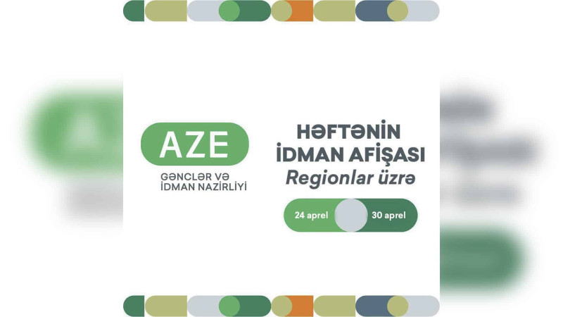 Şimal: idman tədbirlərinin afişası hazırlanıb