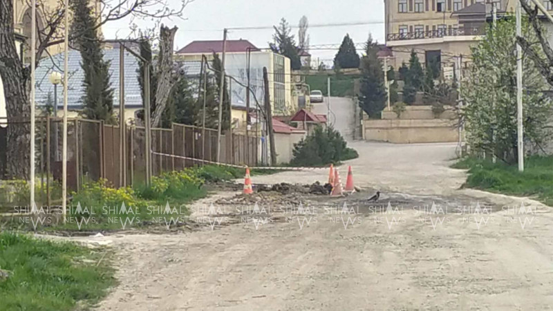 Quba: zədələnmiş içməli su borusu bərpa edilib