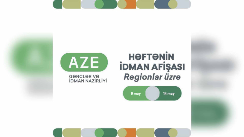 Şimal: idman tədbirlərinin afişası hazırlanıb