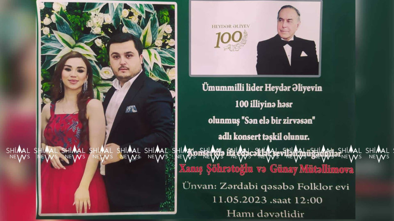 Zərdabi qəsəbəsində konsert olacaq
