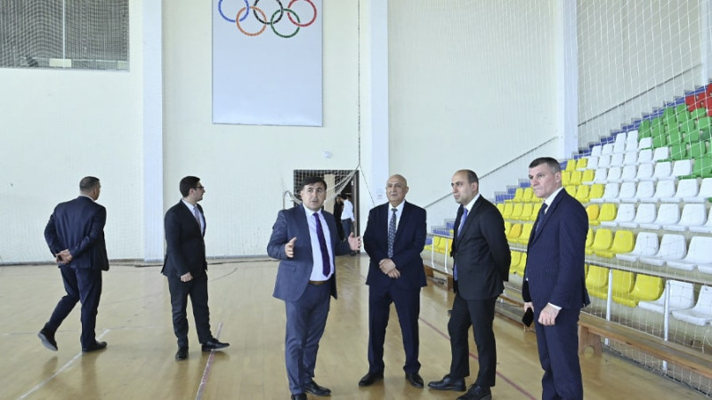 Qusar: nazir Emin Əmrullayev Olimpiya İdman Kompleksində olub