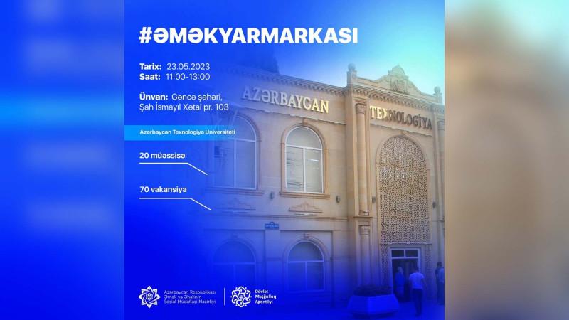 İş axtaranların nəzərinə: Xaçmazda əmək yarmarkası keçiriləcək