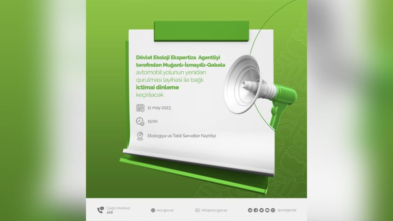 Muğanlı-İsmayıllı-Qəbələ yolunun qurulması ilə bağlı görüş keçiriləcək