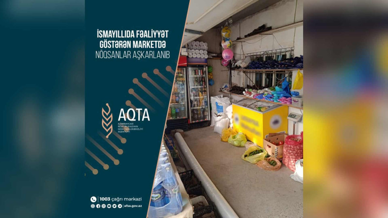 İsmayıllı: Kürdmaşıda market cəzalandırılıb