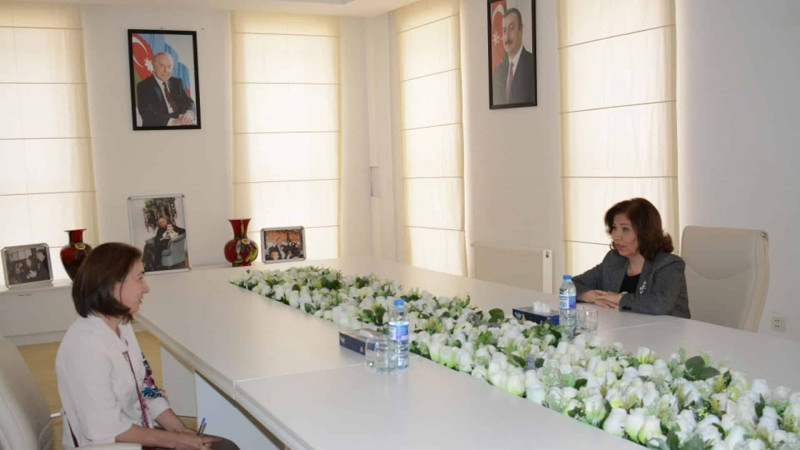 Quba: Bahar Muradova sakinləri qəbul edib