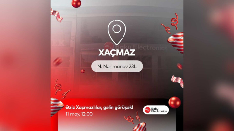 Xaçmazda yeni açılan mağaza kampaniya keçirəcək