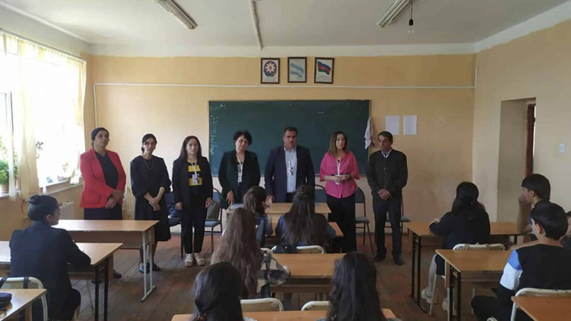 İsmayıllı: DPTM-in əməkdaşları tərəfindən şagirdlərlə görüşlər keçirilib