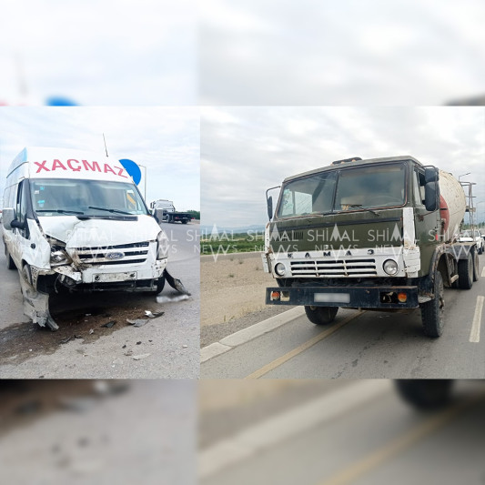 Xaçmaz: “KamAZ” “Ford”la toqquşub