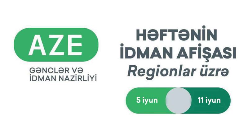 Şimal: həftəlik idman tədbirlərinin afişası hazırlanıb