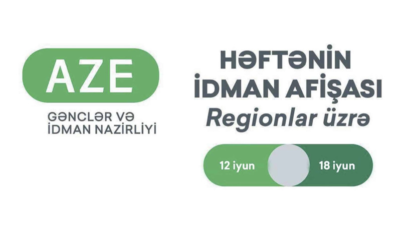 Quba və İsmayıllı: həftəlik idman tədbirlərinin afişası hazırlanıb
