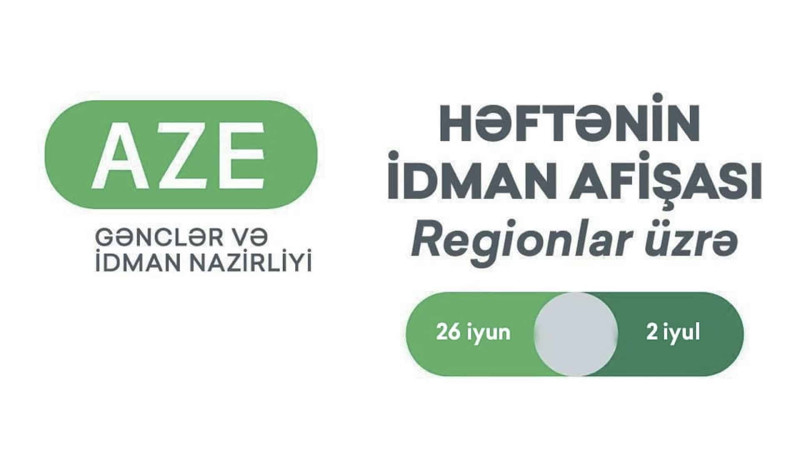 Şimal: idman həftəsi çərçivəsində keçiriləcək tədbirlərin afişası açıqlanıb