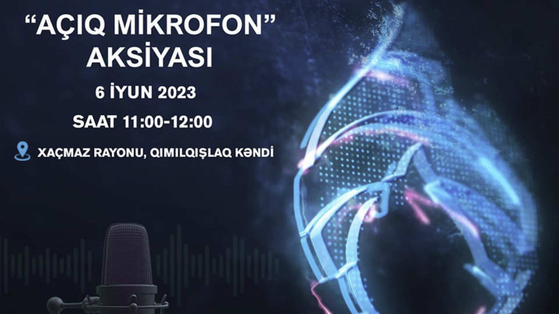 Azəriqaz: Xaçmazda “Açıq mikrofon” aksiyası keçiriləcək