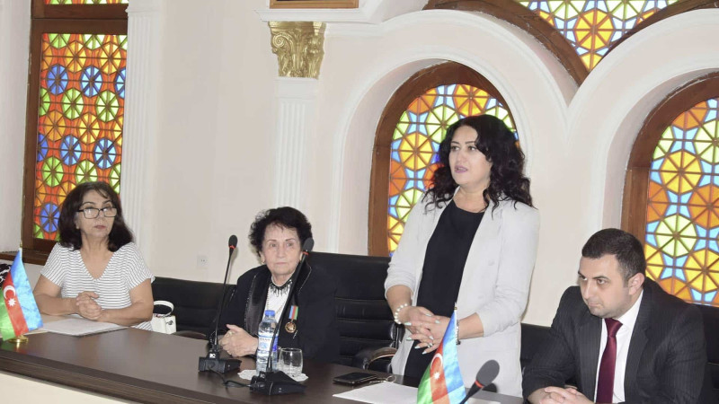 Xaçmaz: həmyerlimiz Firuzə Məmmədli ilə görüş keçirilib