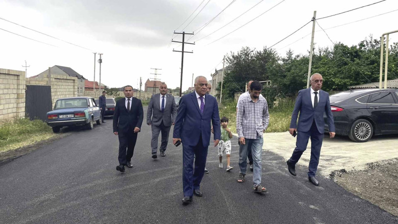 Quba: şəhid Surxay Mehdiyevin yaşadığı küçə təmir edilir