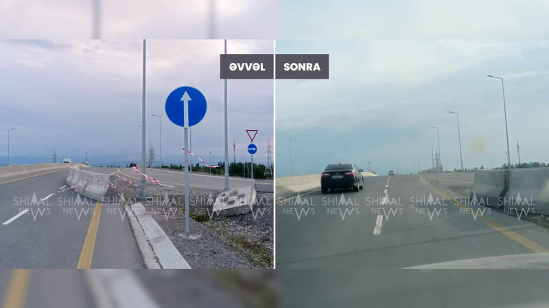 Quba-Xaçmaz yolu: yeni körpüdə təhlükə yığışdırılıb