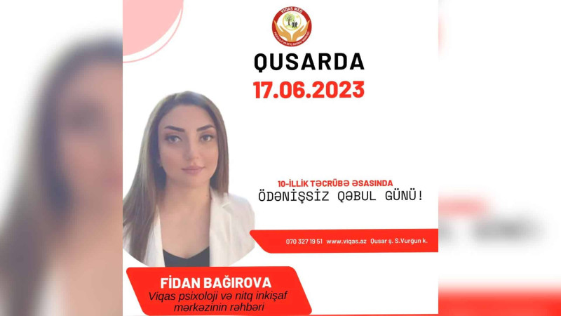 Qusar: “Viqas MED”də pulsuz həkim müayinəsi keçiriləcək