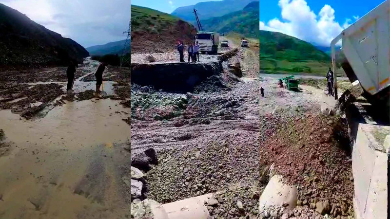 Quba: sel basmış yollar açılıb - VİDEO