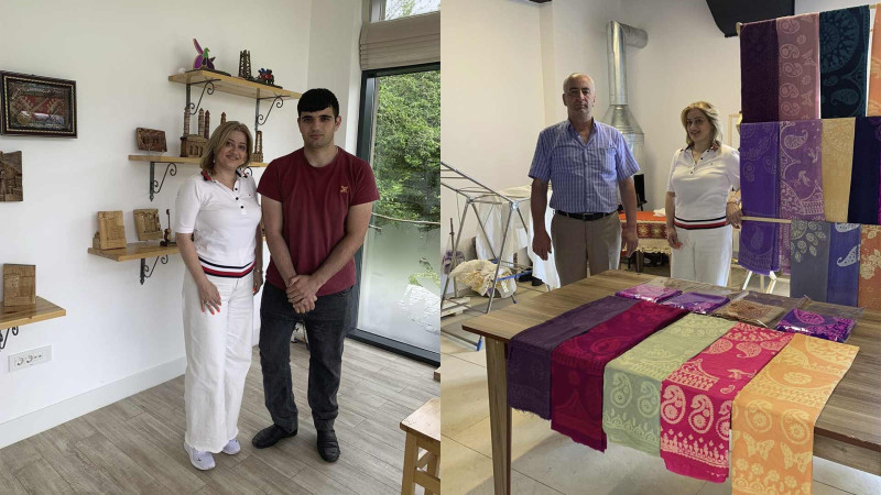 İsmayıllı: oyma və kəlağayı sənətkarları ilə görüş təşkil edilib